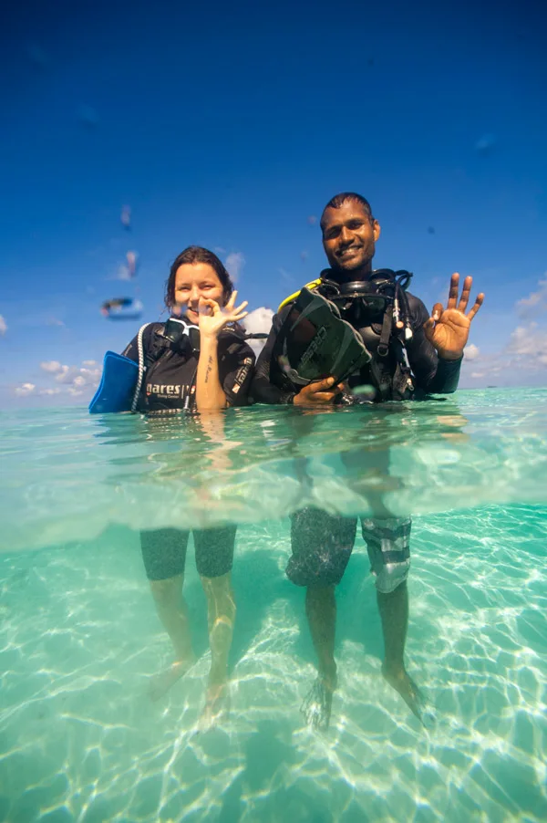 Take your first breath underwater - Begin training course in Baa Atoll
